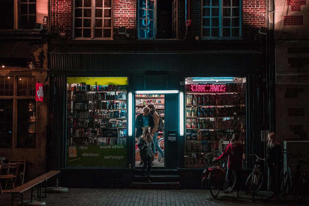 person two girl holding bicycle shop