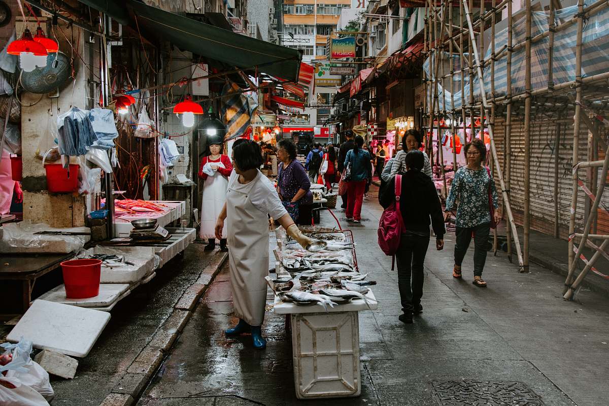 human people on market person