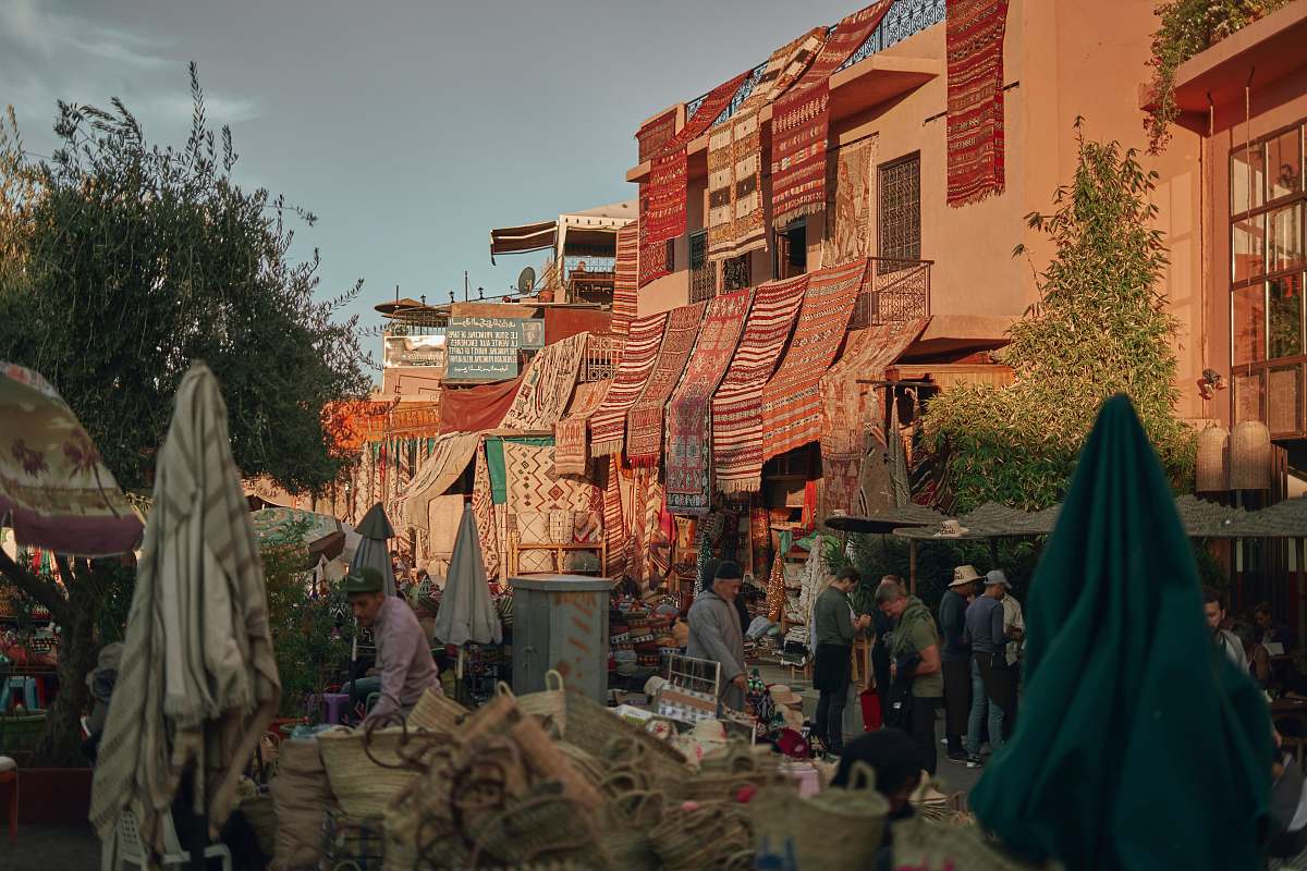 human people standing near buildings person