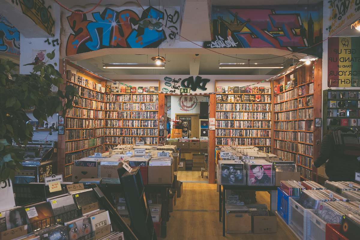 indoors book store interior bookstore