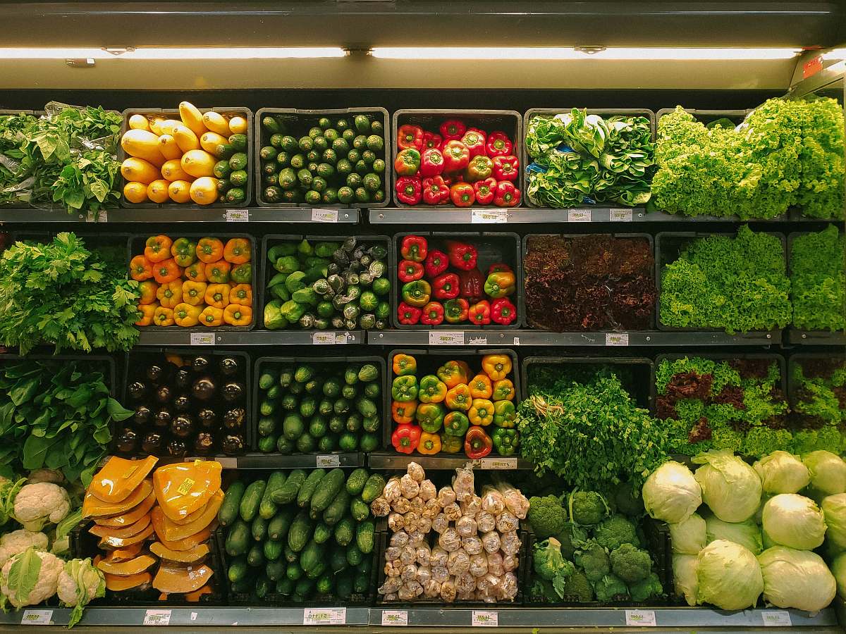 market bunch of vegetables plant
