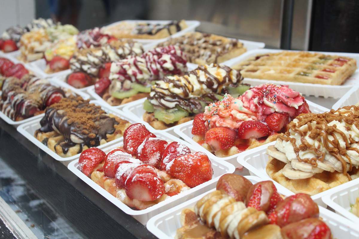 food cooked food lot bakery