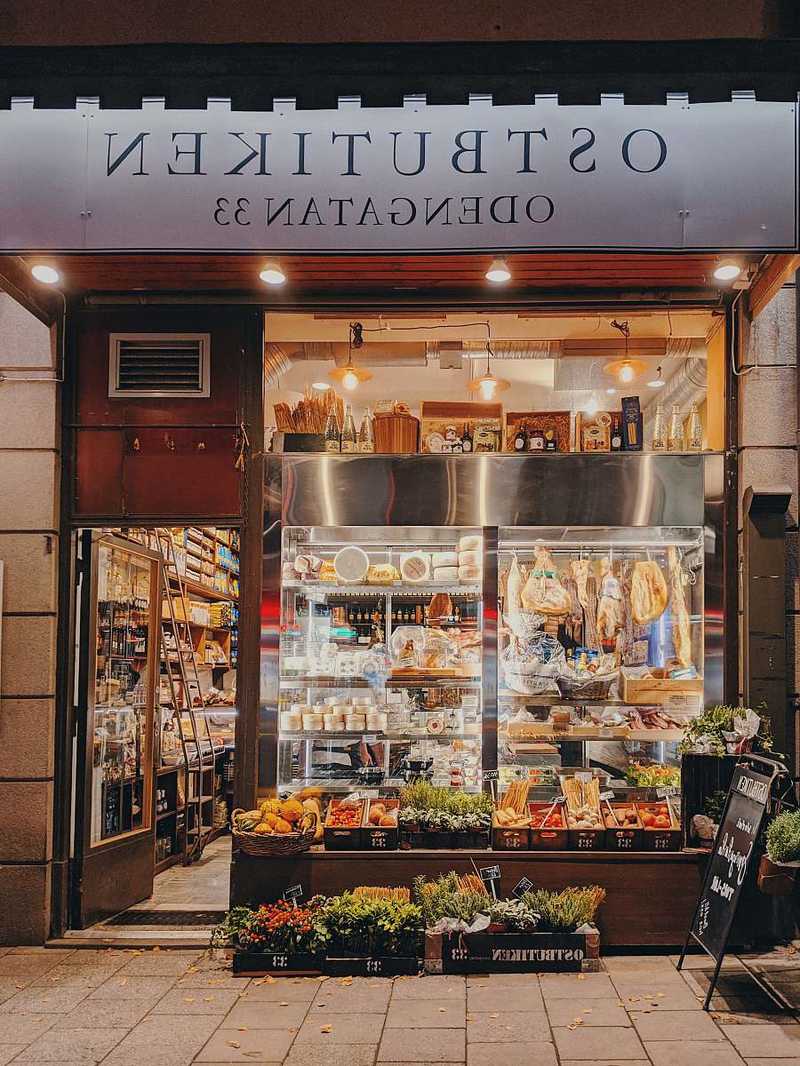 stockholm Ostbutiken store front sverige
