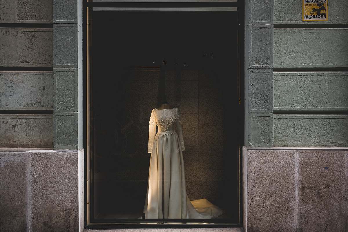door white wedding gown photo boutique