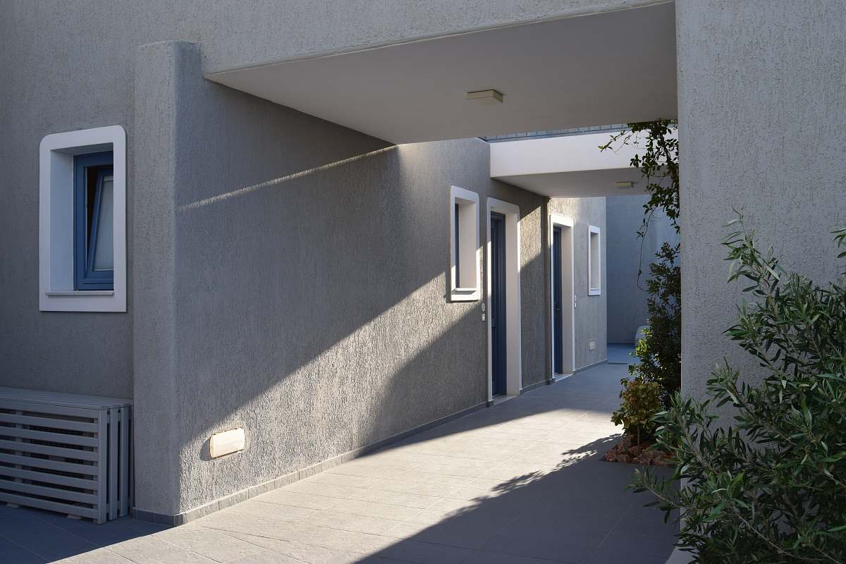 door gray cement building concrete