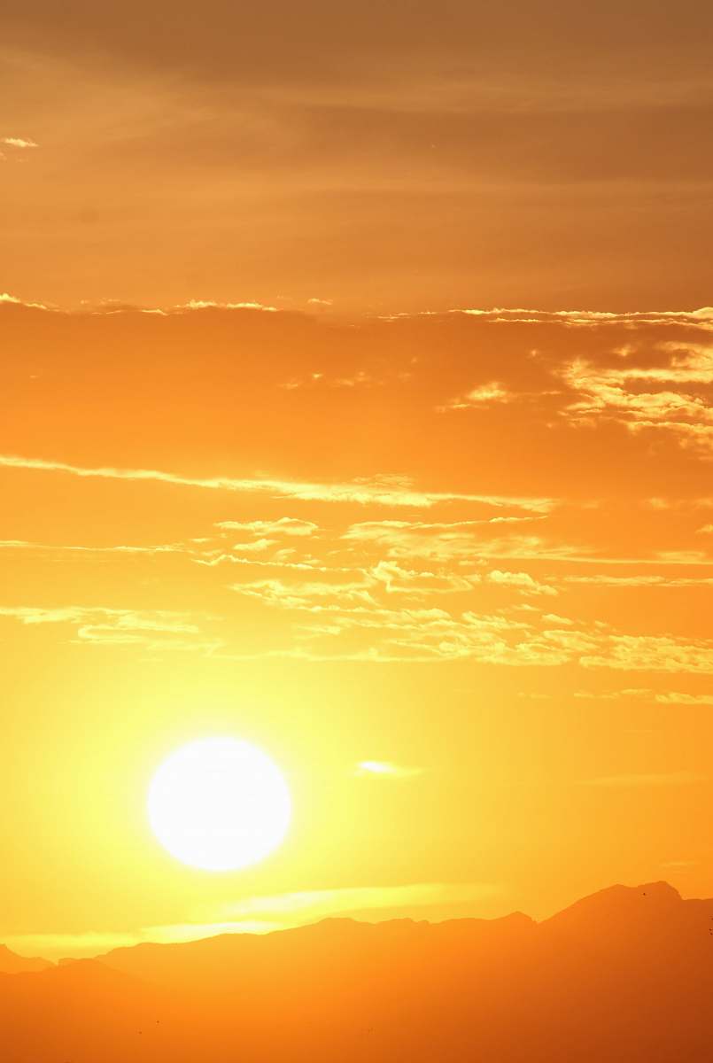 sunlight sunset view flare