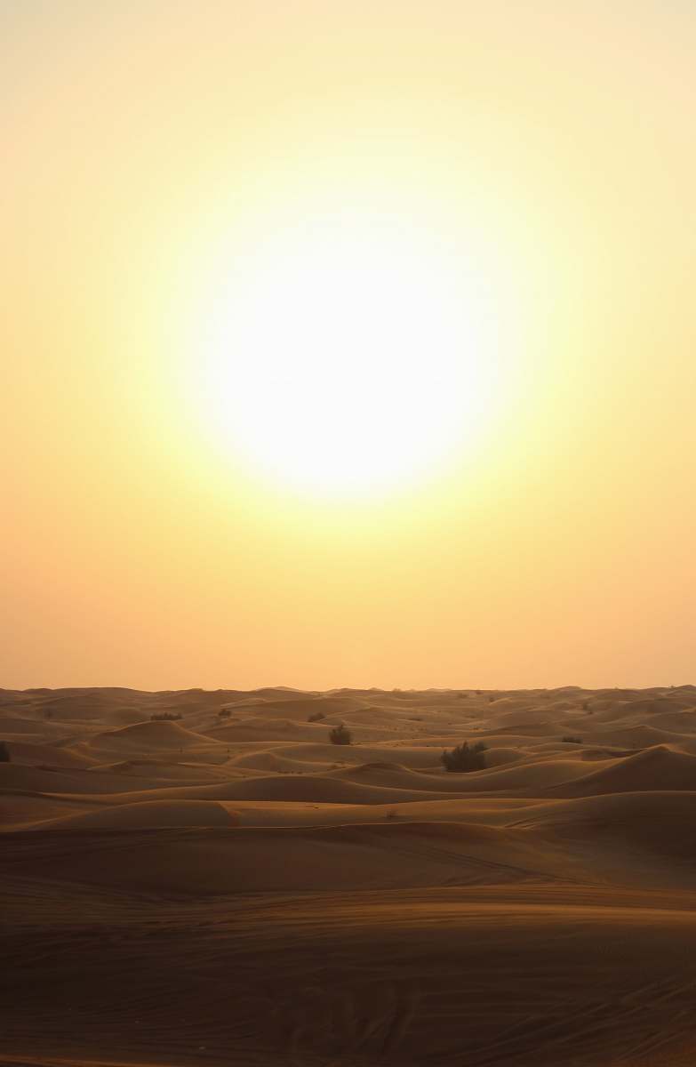desert beige sand during sunset dubai