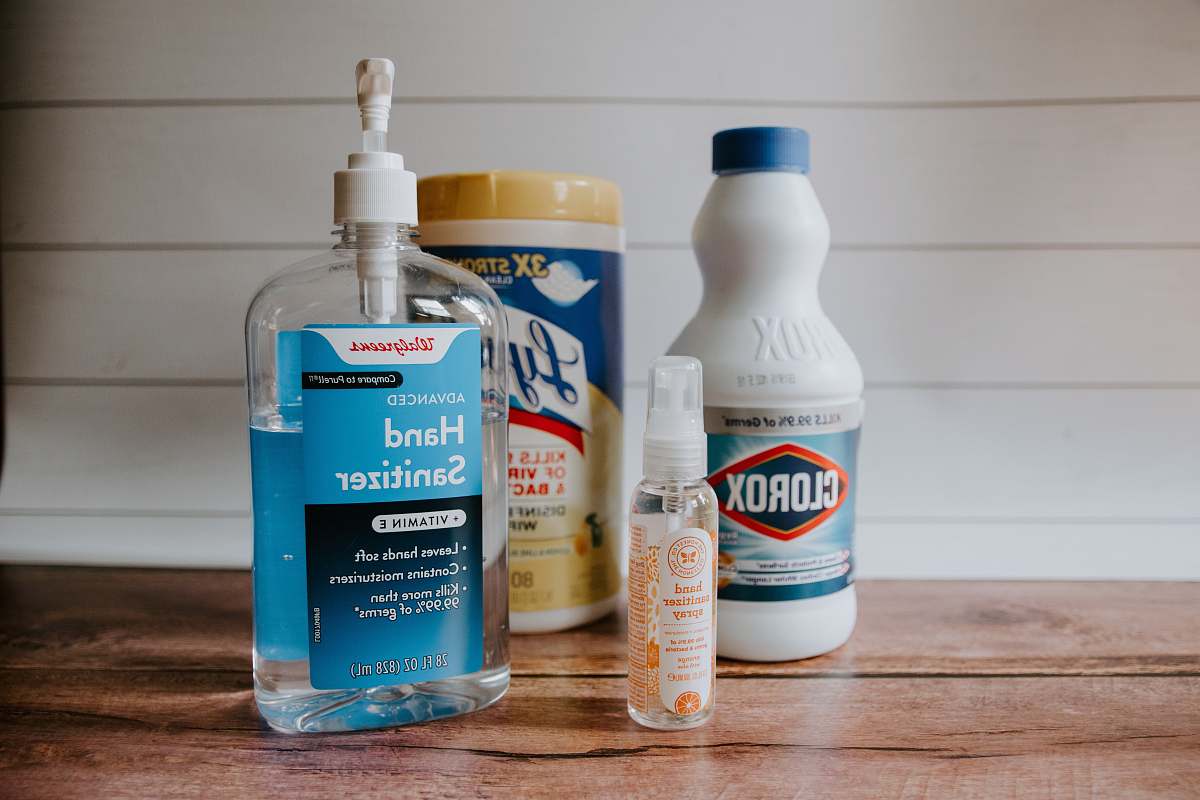 coronavirus  bottle