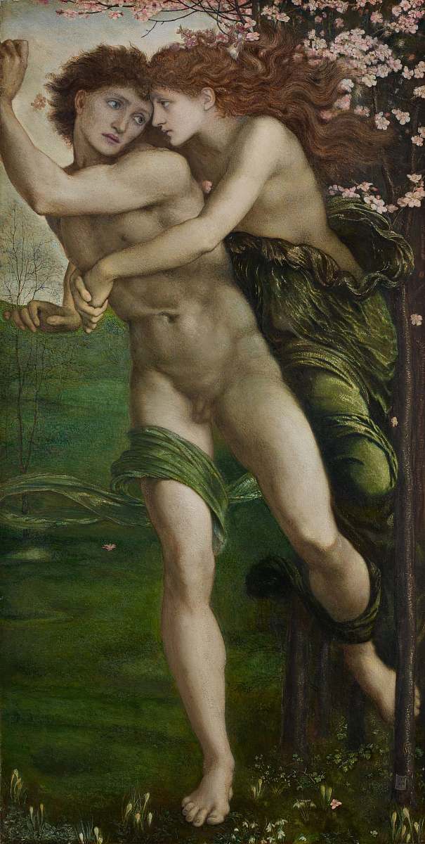 art painting of couple painting