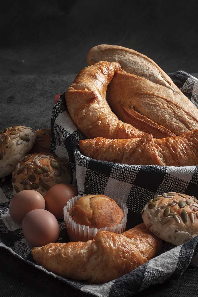 food baked bread bun