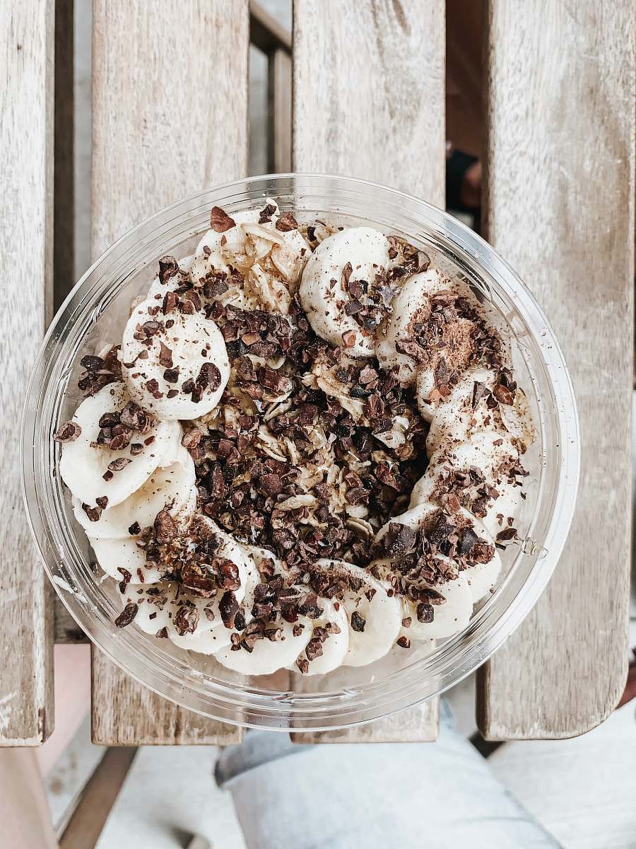 cream bowl of food dessert