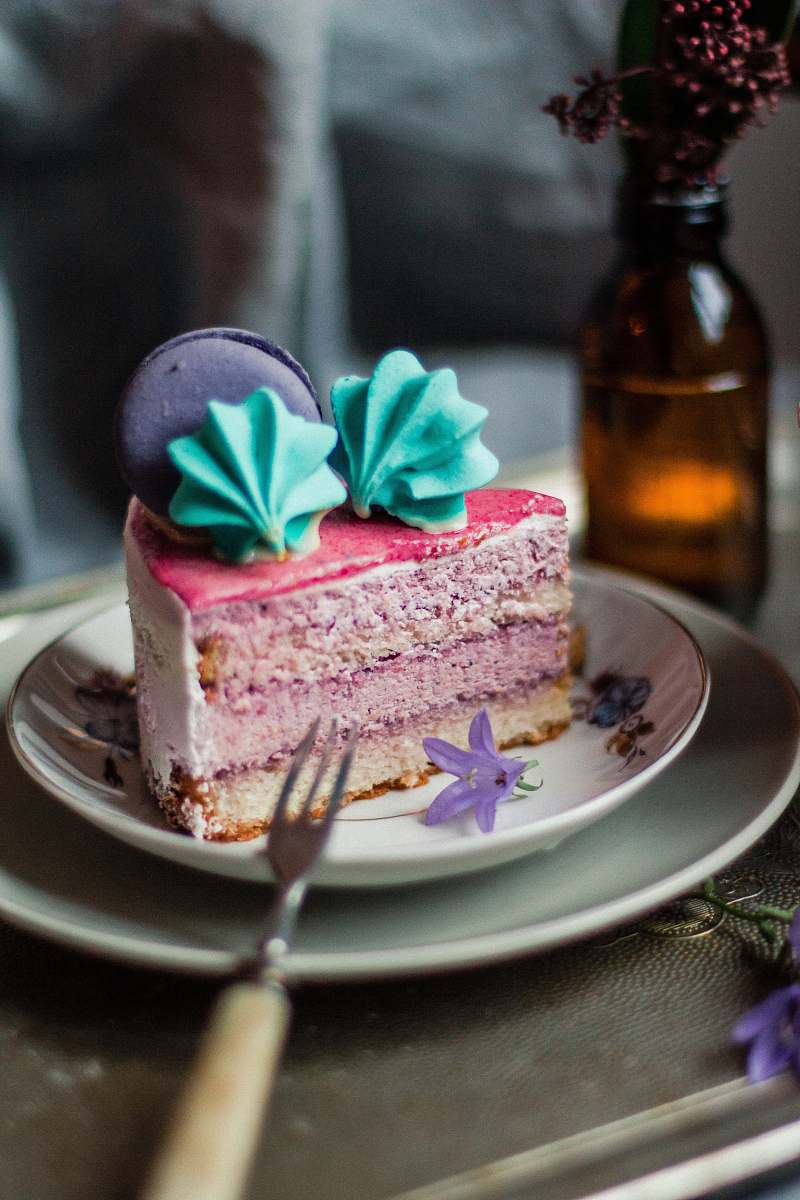 cake sliced baked cake dessert