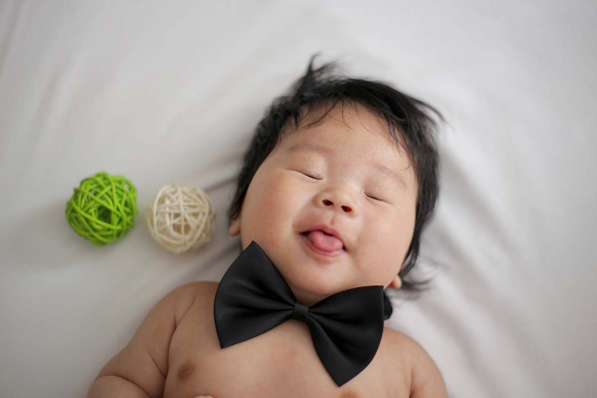 baby baby lying on bed newborn