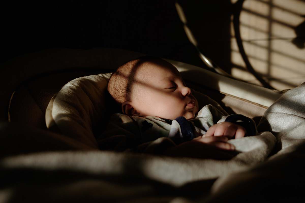 furniture sleeping baby on stroller sleeping