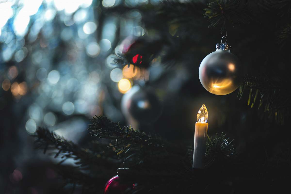 tree hanging bauble at tree incense