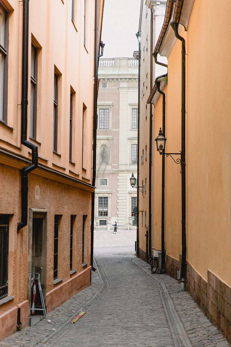street pathway surrounded by building building