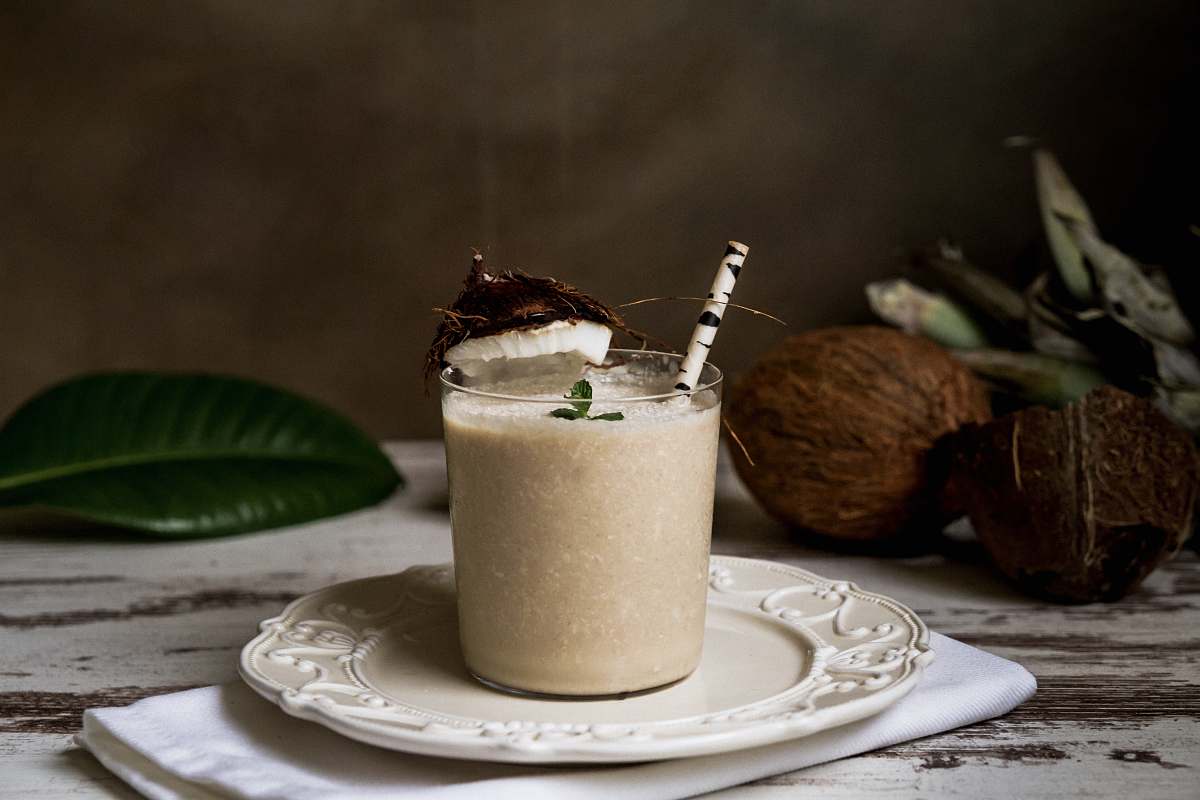 drink smoothie filled glass cuo glass