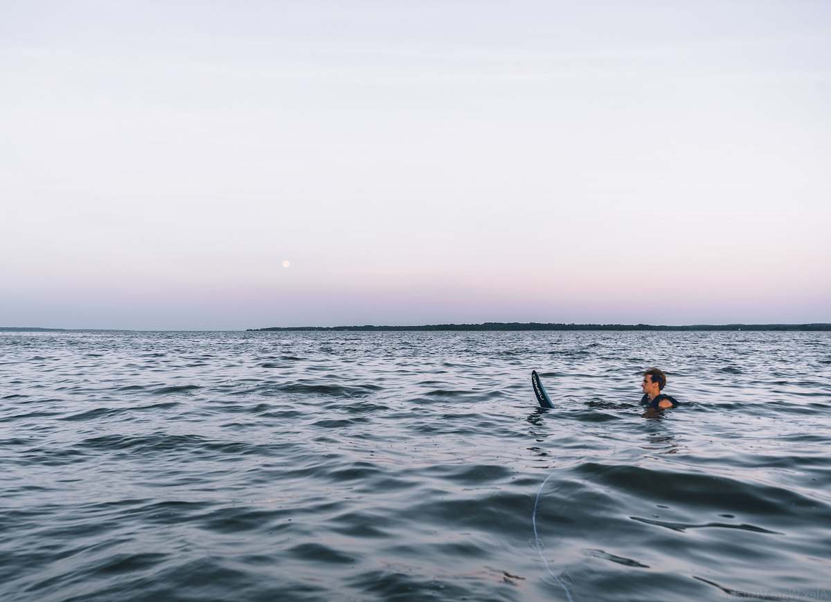 person man on ocean during daytime sport