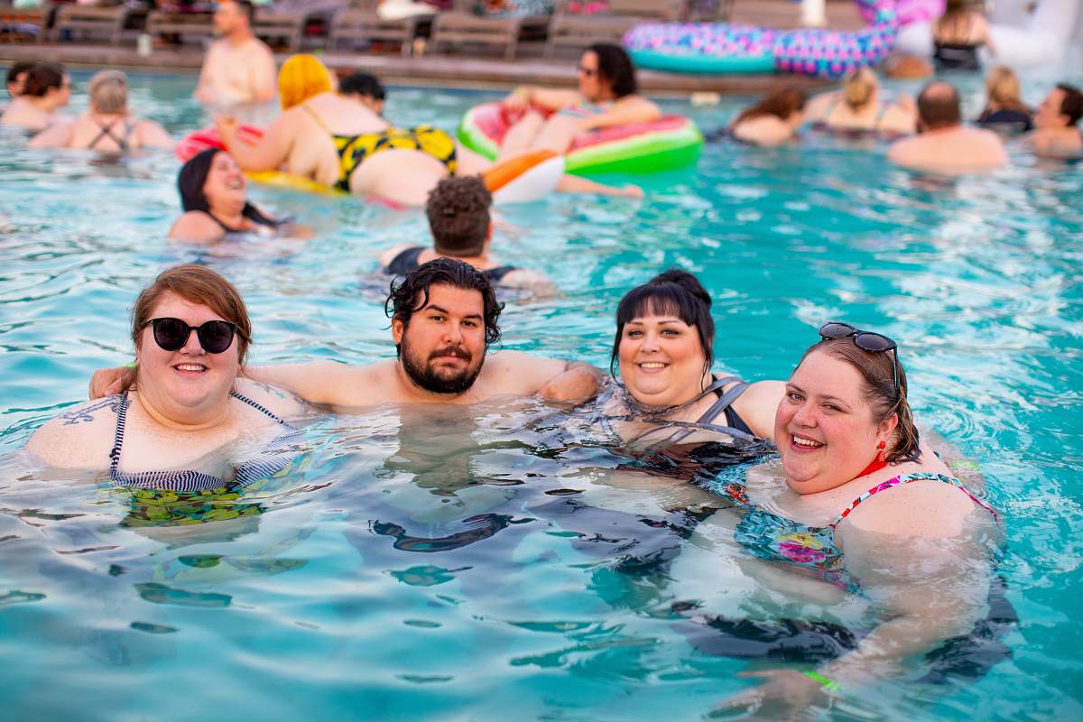 sport people in swimming pool person