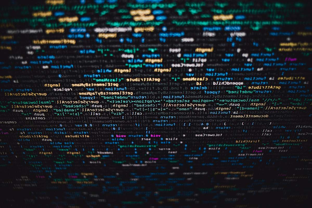 monitor computer code on screen electronics