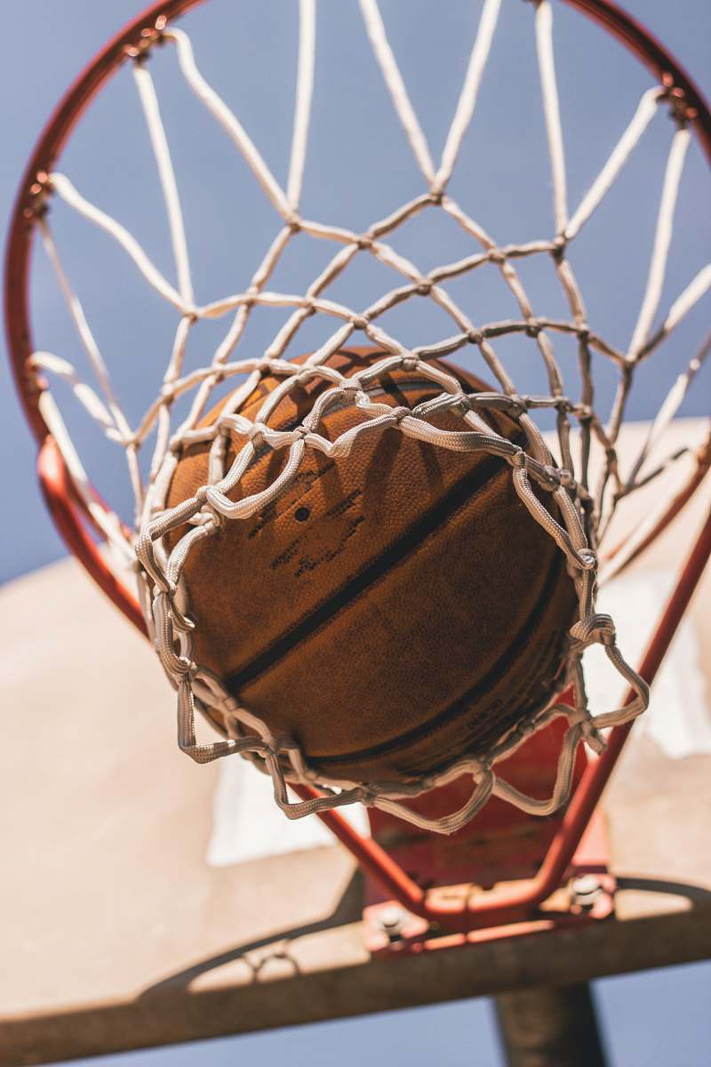 basketball basketball on ring tega cay