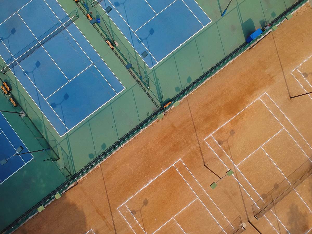 sport aerial photo of tennis courts tennis court