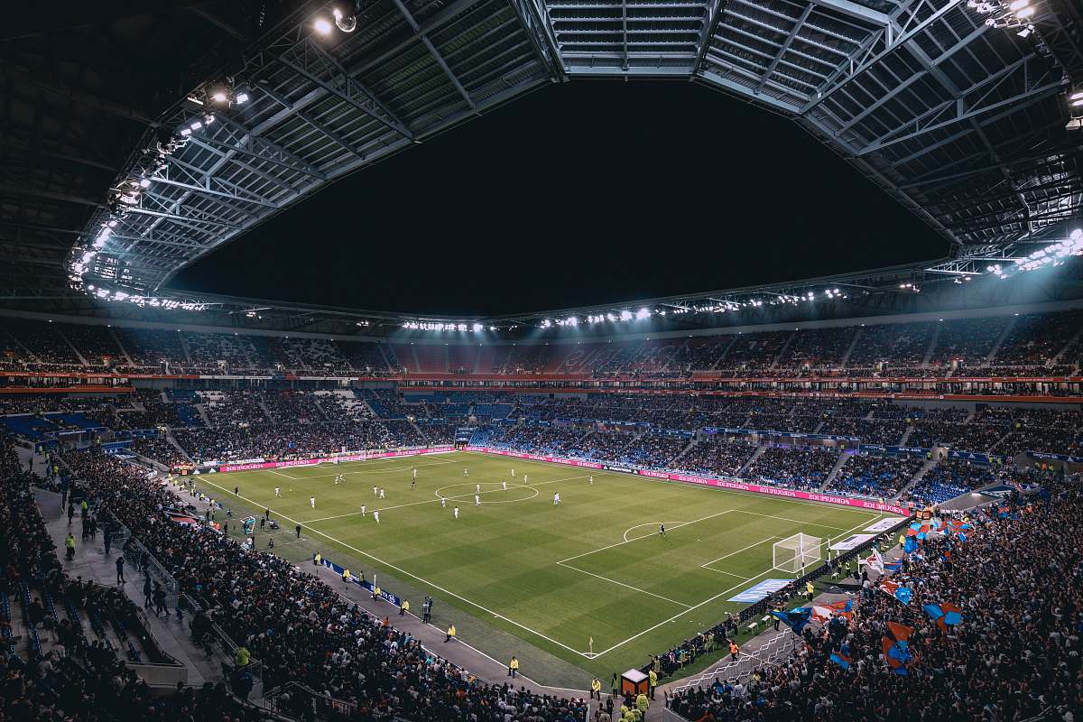 crowd soccer stadium arena
