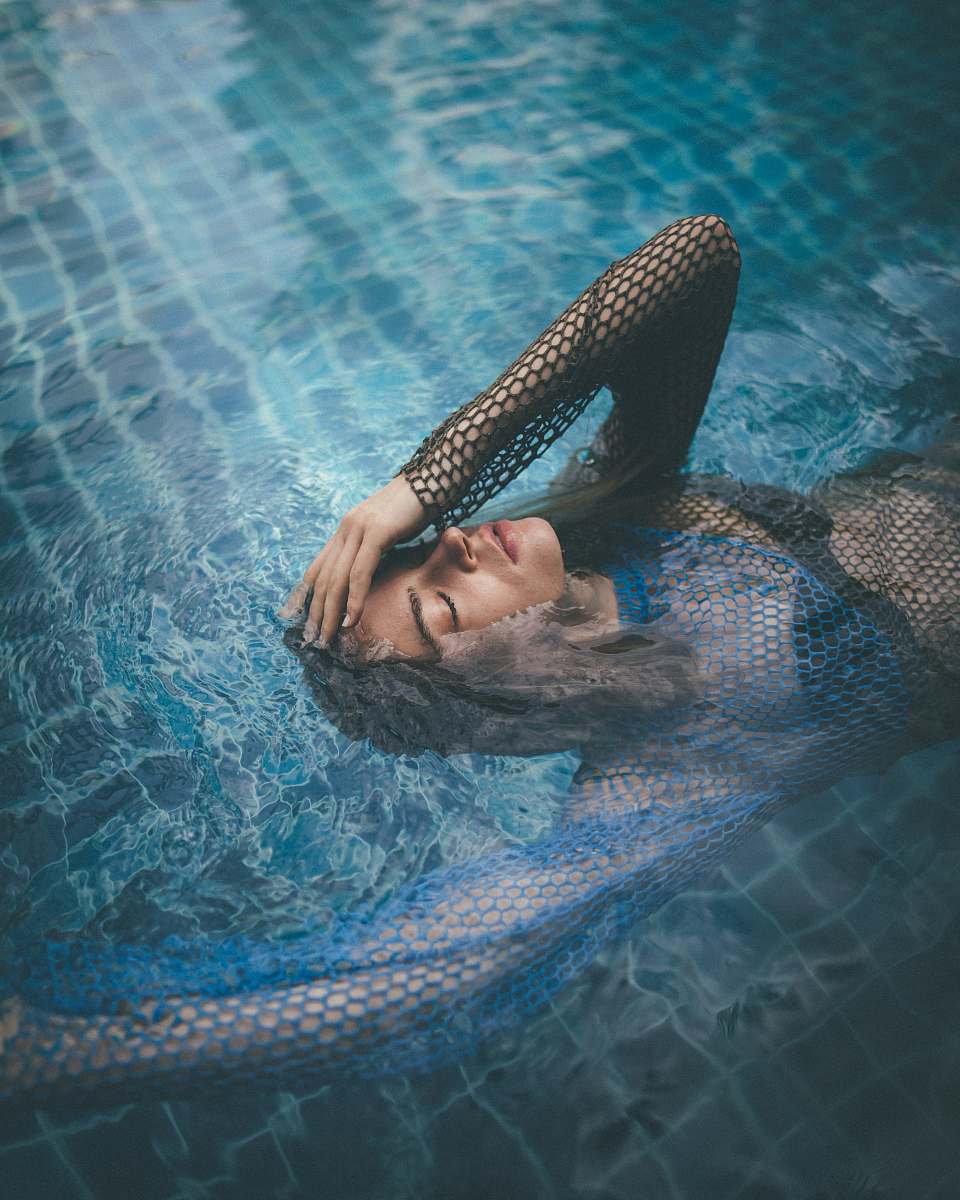 swimming woman swimming in pool sport