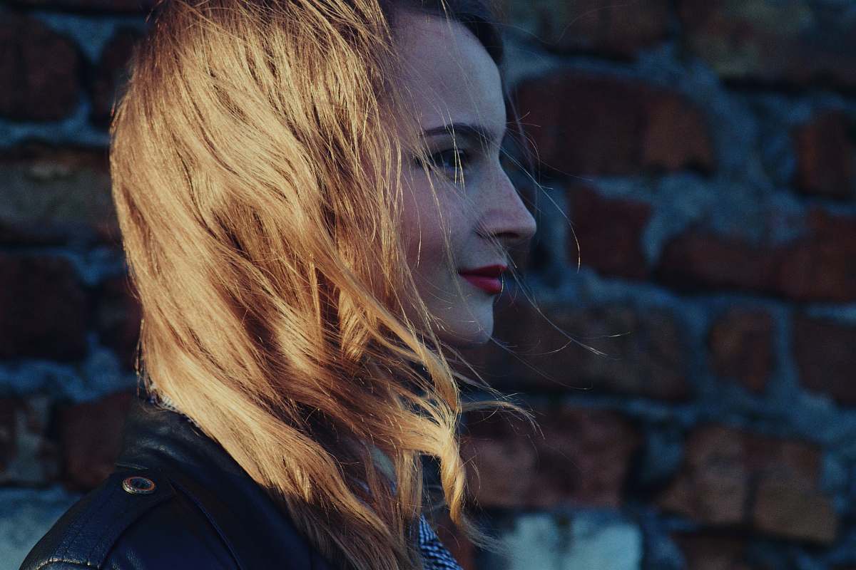 female photo of woman smiling smiling