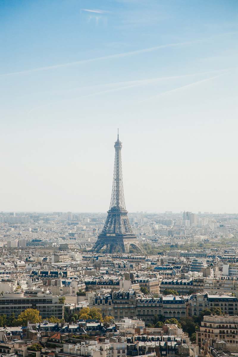 paris Eiffel tower, Paris aerial photography during daytime city