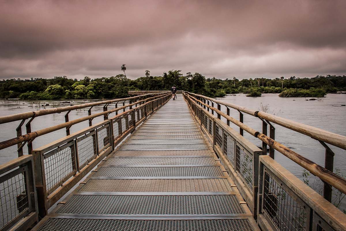 water brown bridge waterfront