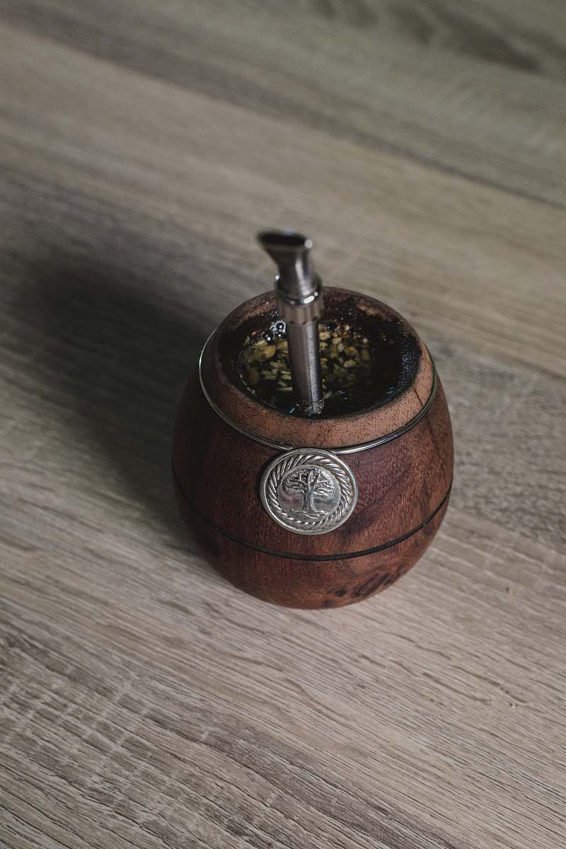 compass brown wooden mini barrel mendoza province