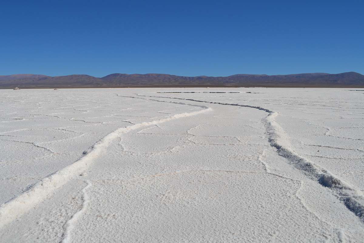 outdoors white sand in shallow focus salinas grandes