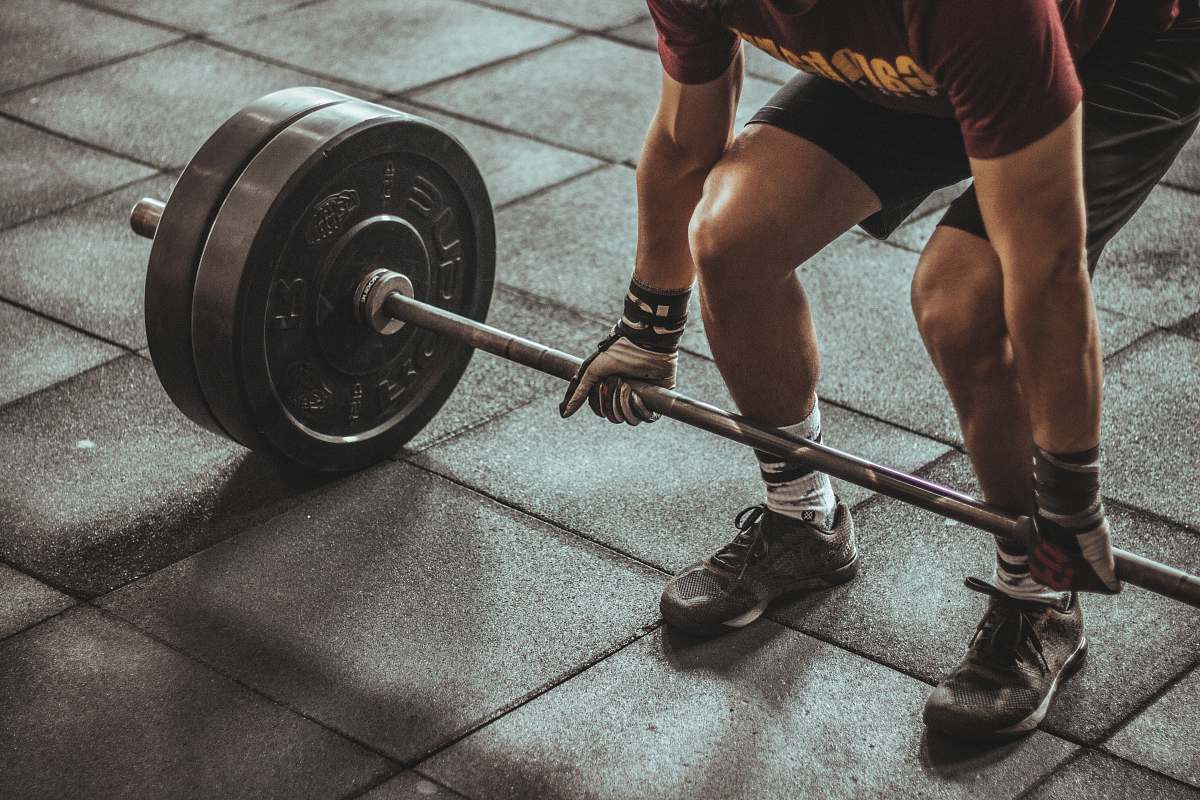 person person weightlifting painting human