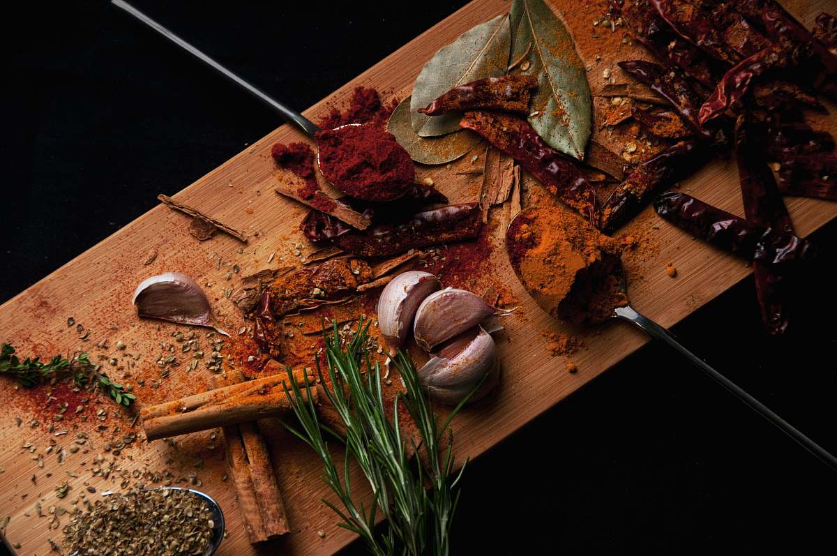 plant sliced food additives on brown cutting board vegetable