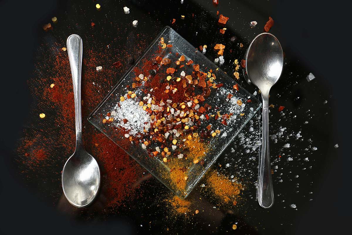 cutlery two silver spoons on table spoon