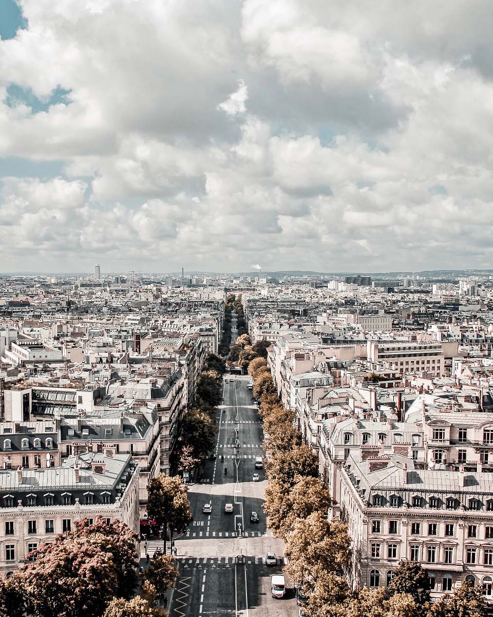city bird's eye photography of cityscape town