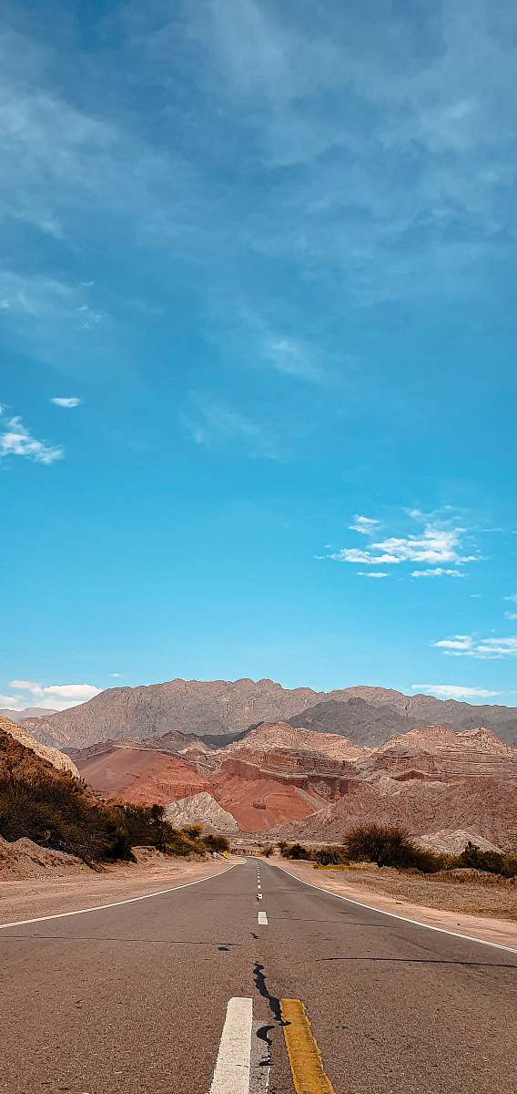 nature asphalt road scenery salta