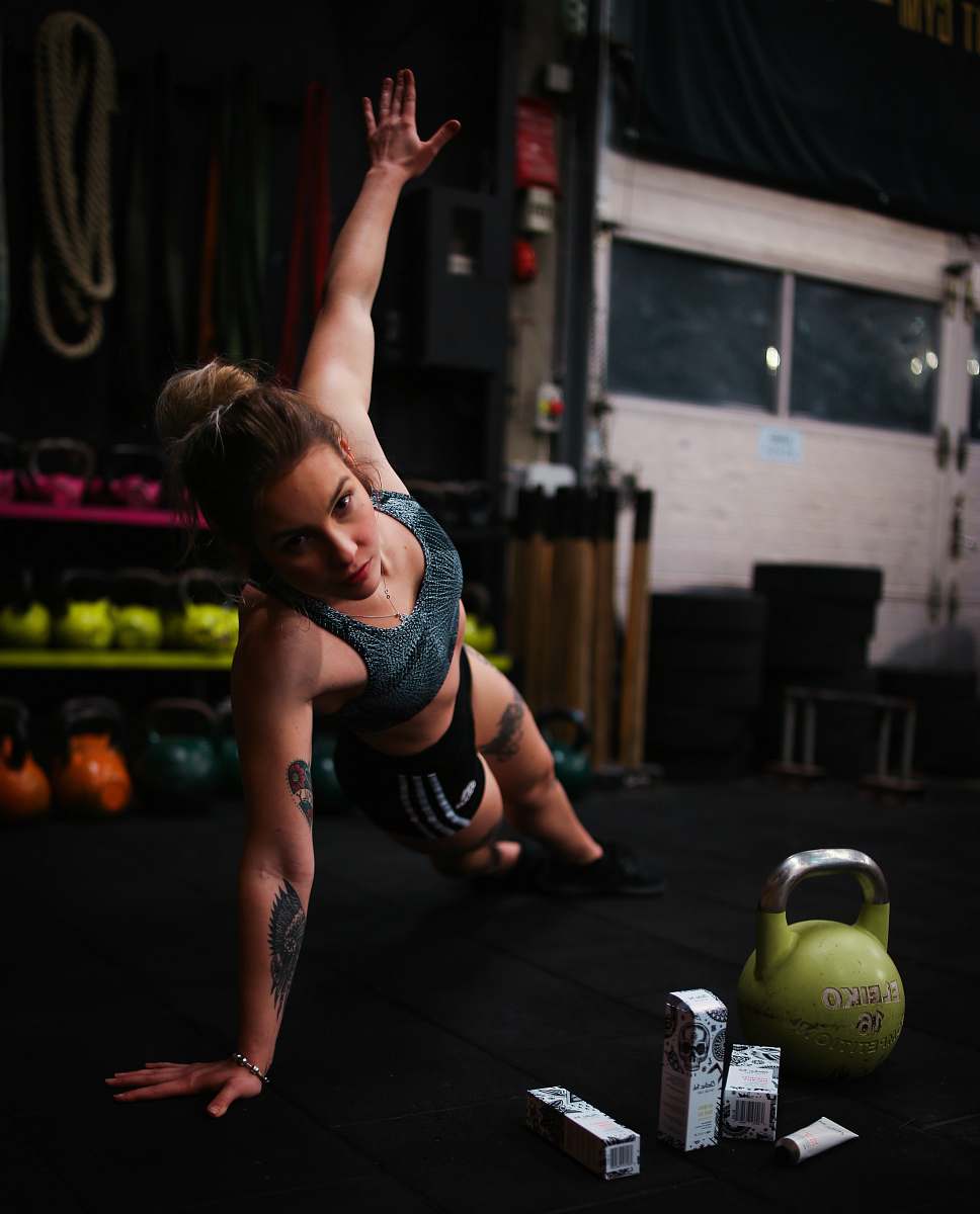 exercise woman exercising in gym sports