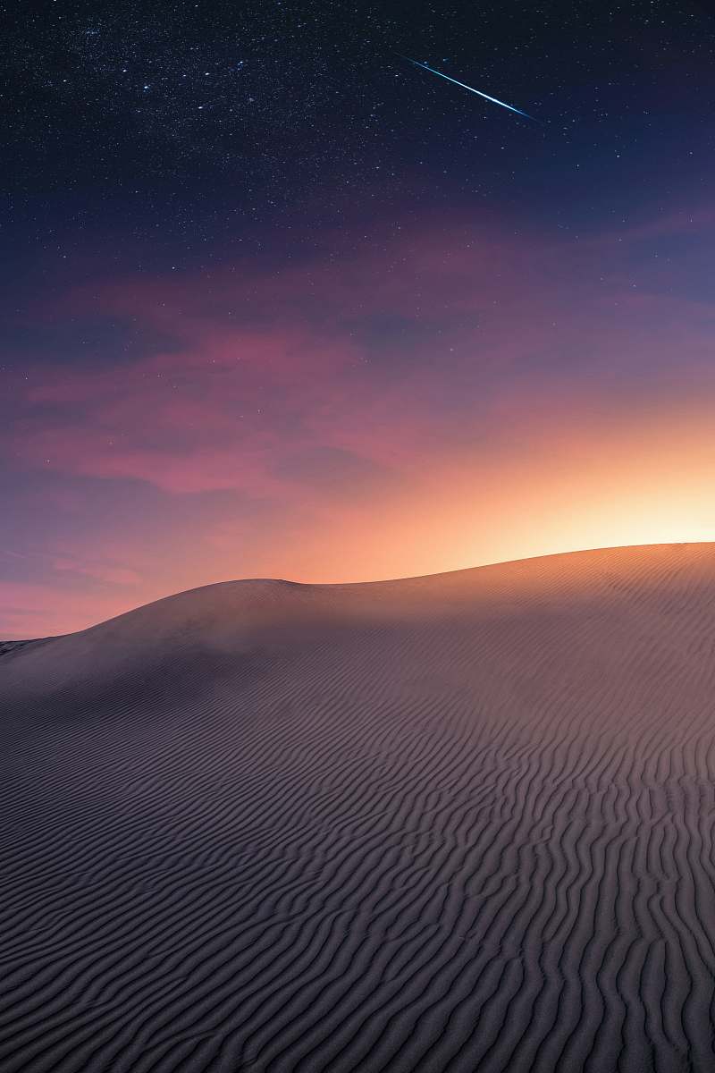 soil gray desert front of sunlight nature