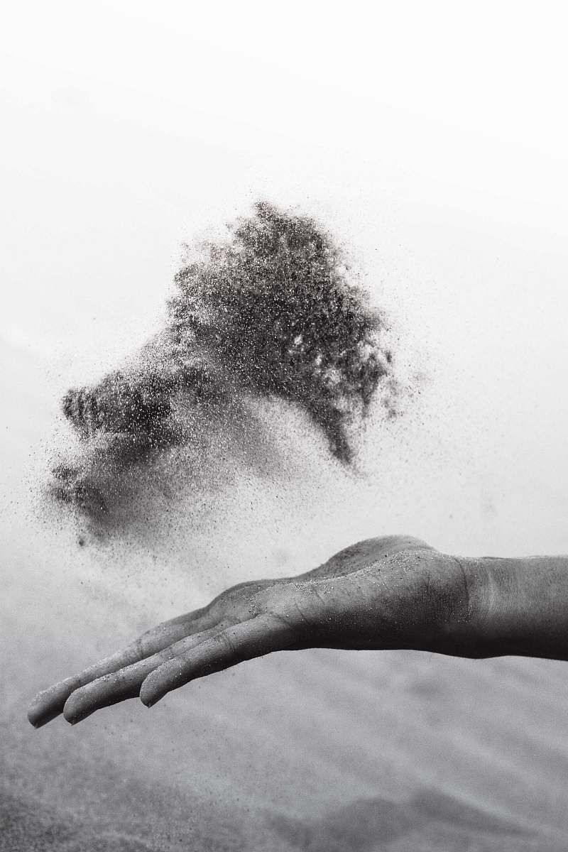 backgrounds grayscaled photography of person's hand spreading sand wallpapers