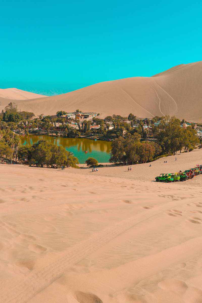 nature lake on desert outdoors