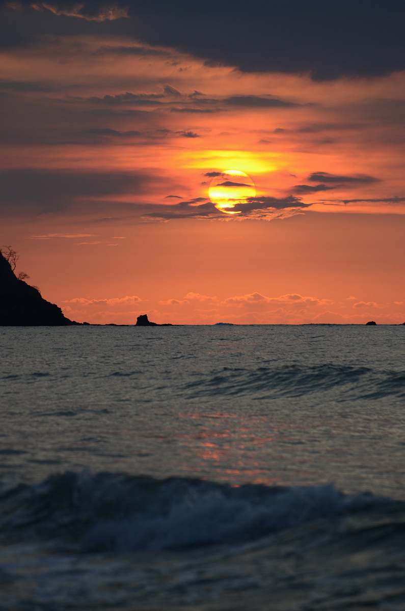 ocean sea water during sunset water