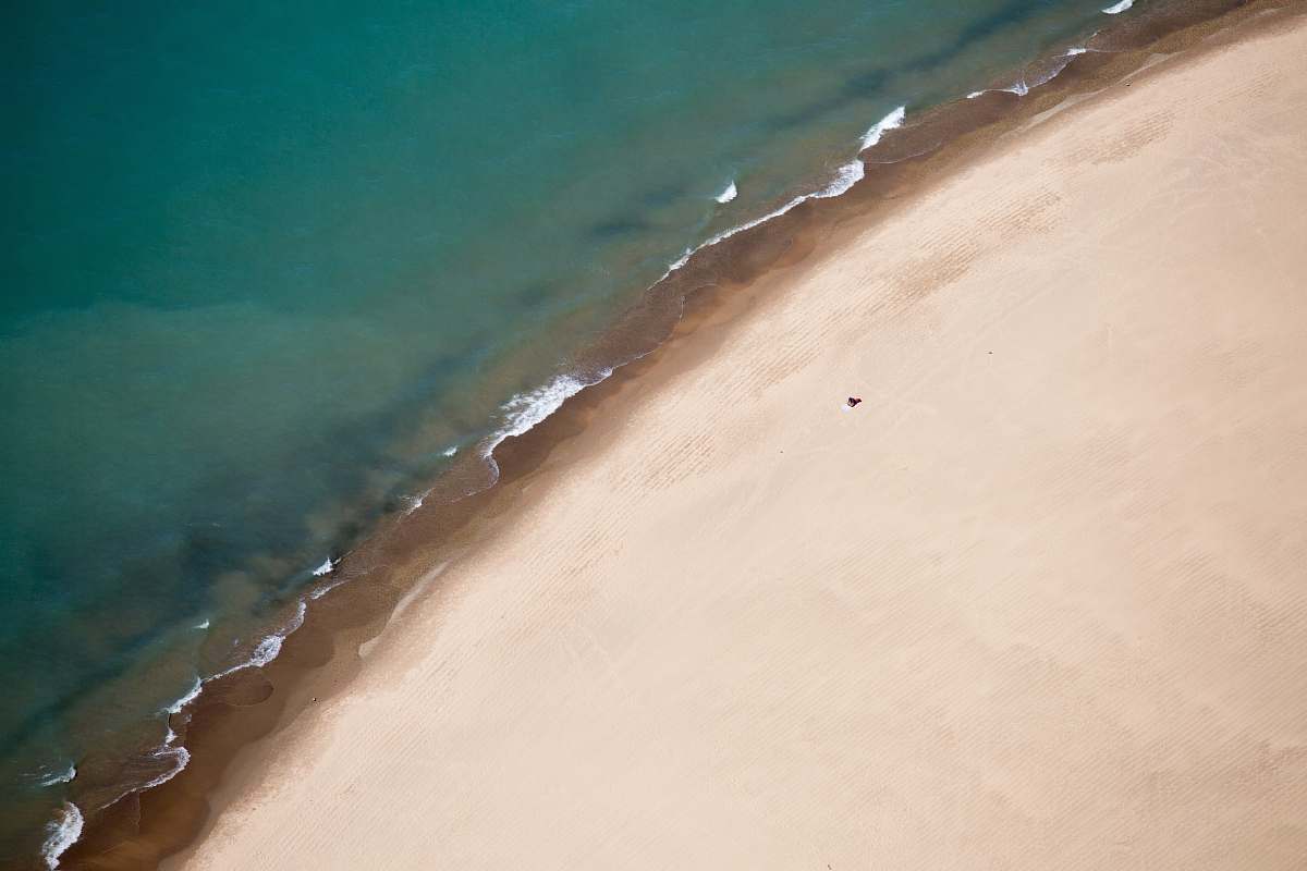 ocean aerial photography of seashore sea