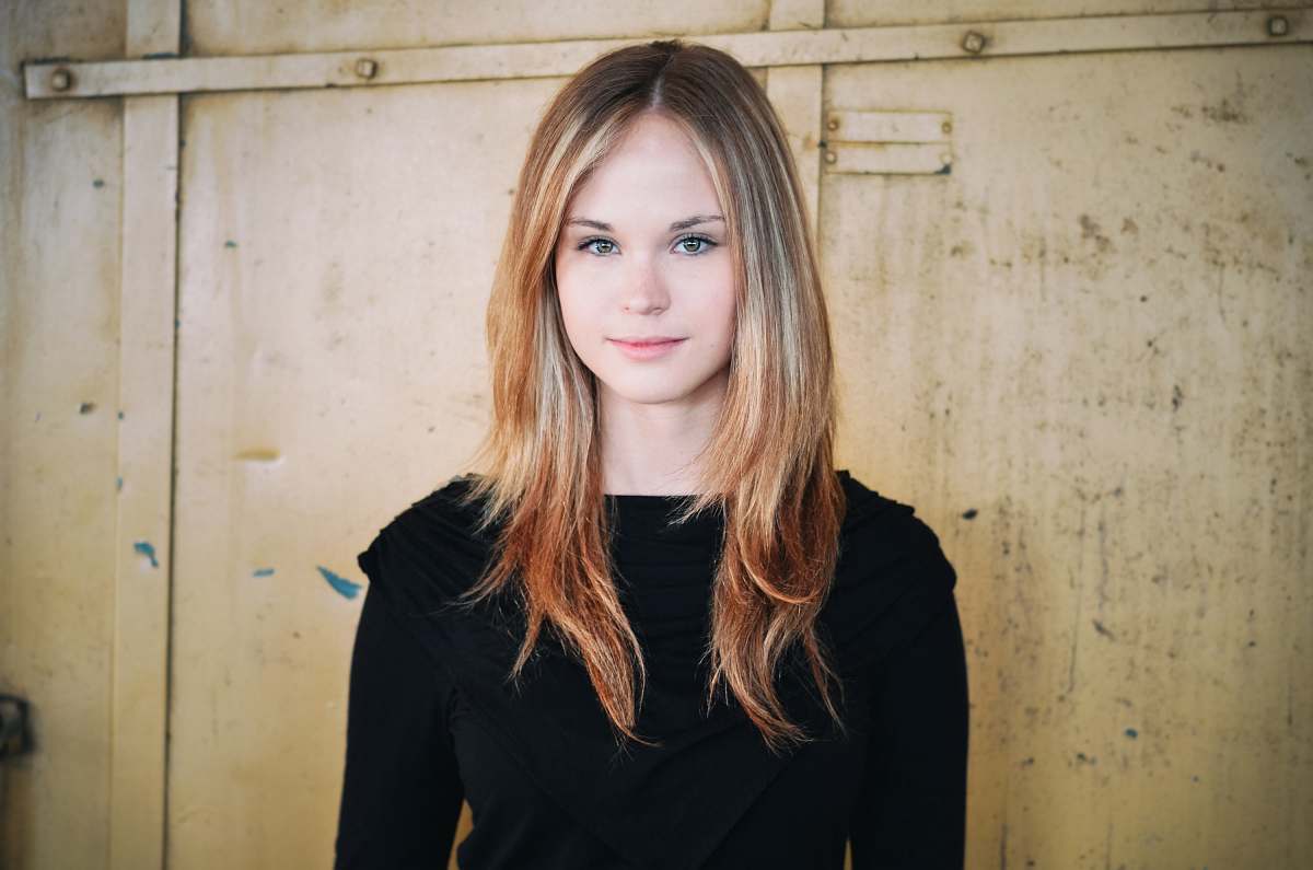 clothing portrait photography of woman wearing black sweatshirt apparel