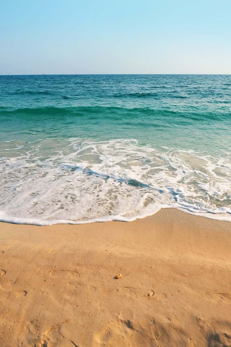 Ocean Seashore Under Clear Blue Sky During Daytime Water Image Free Photo