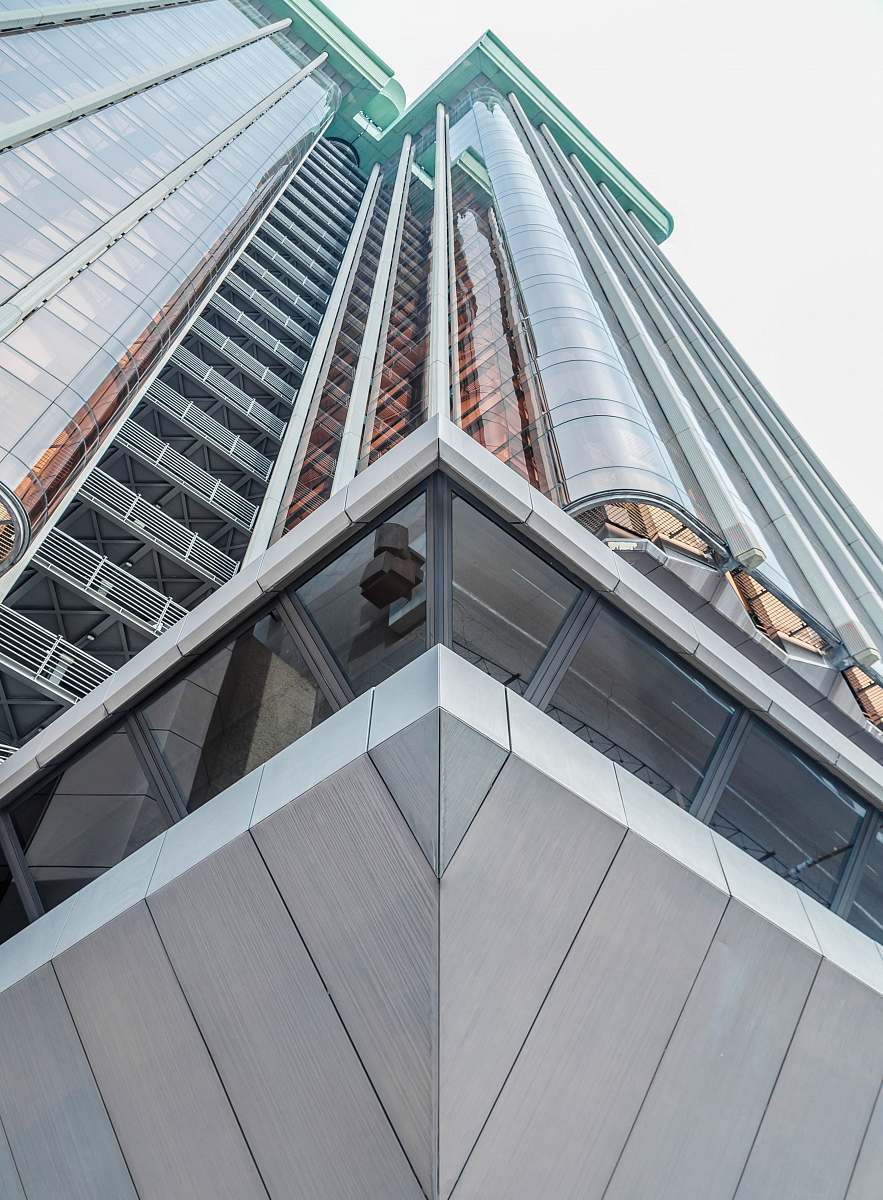 architecture close-up photography of high-rise building madrid