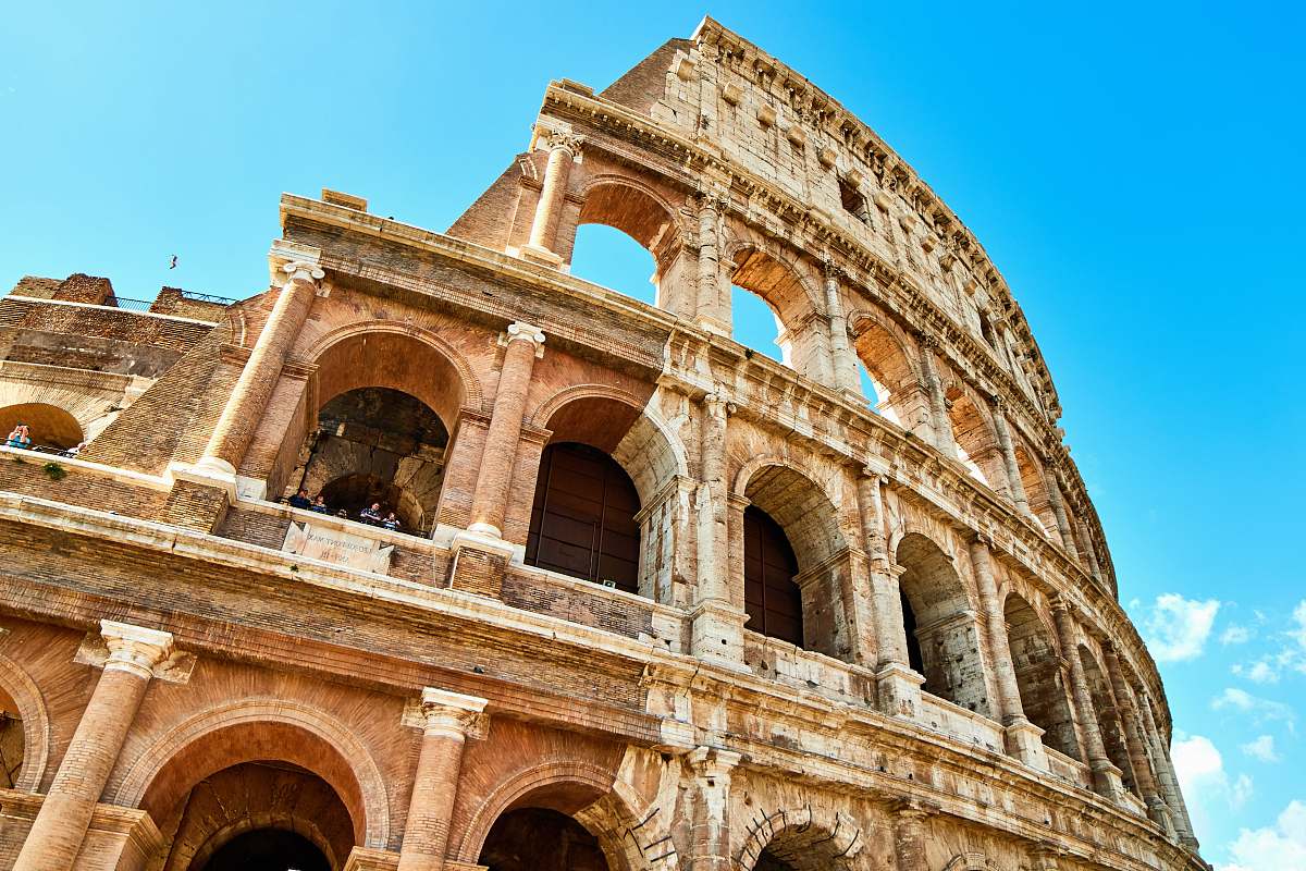 architecture Coliseum, Italy building