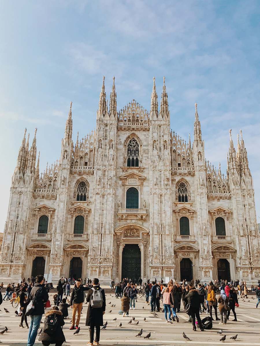 person Milan Cathedral people