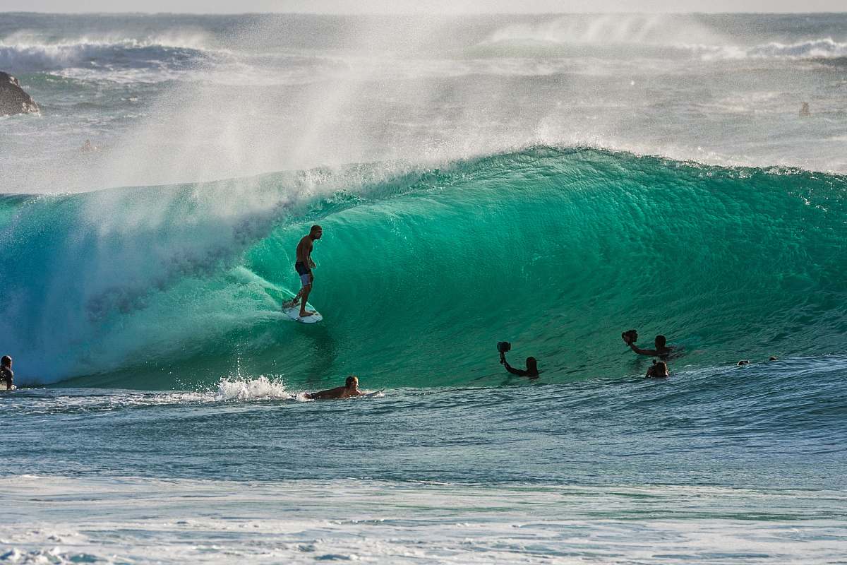 surfing people surfing on waves water